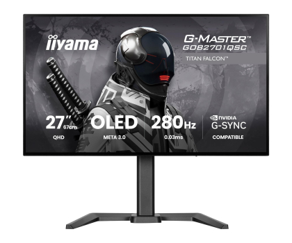 Monitor LED 27" (26,5"-28,4") iiyama  G-Master GOB2701QSC-B1 Titan Falcon